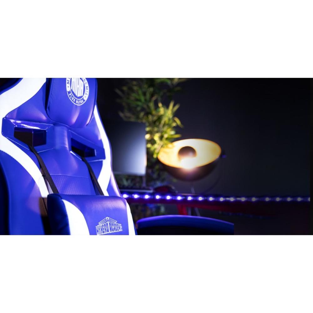 Konix - My Hero Academia KX MHA GAMING CHAIR Silla para videojuegos universal Asiento acolchado Azul, Blanco