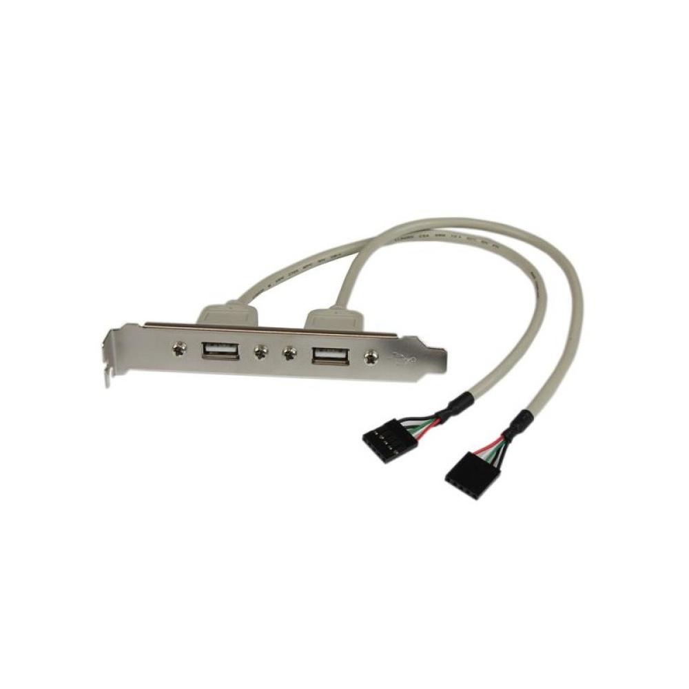 StarTech.com - Adaptador de Placa USB A Hembra de 2 puertos
