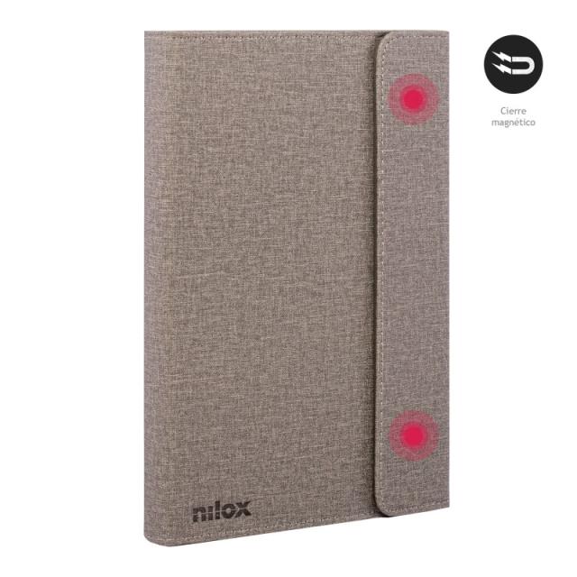 Nilox - FUNDA UNIVERSAL TABLET DE 9.7" A 10.5" GRIS
