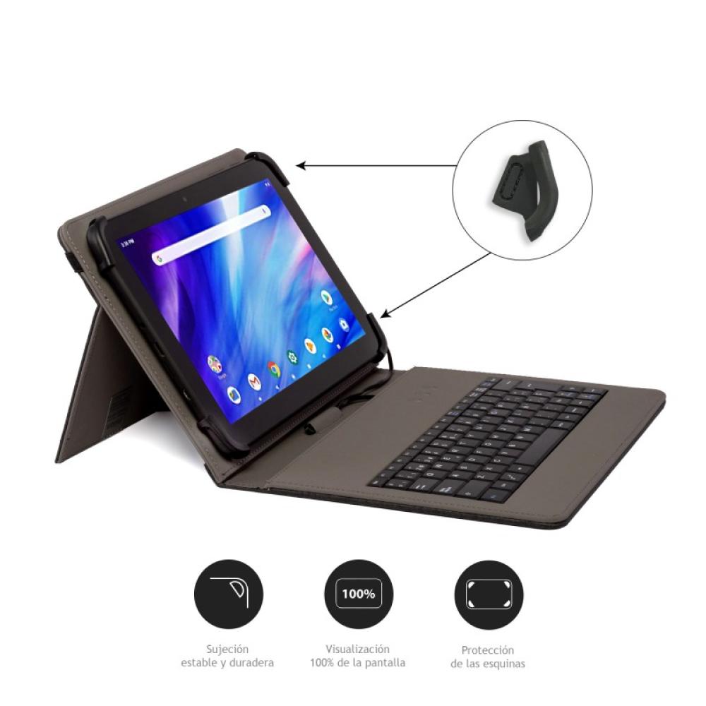 Nilox - FUNDA TECLADO USB DE 9,7" A 10.5" NEGRA