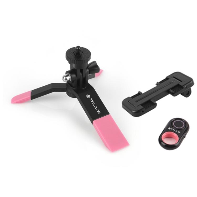 TALIUS - kit tripode selfie bluetooth TAL-TRI01 pink