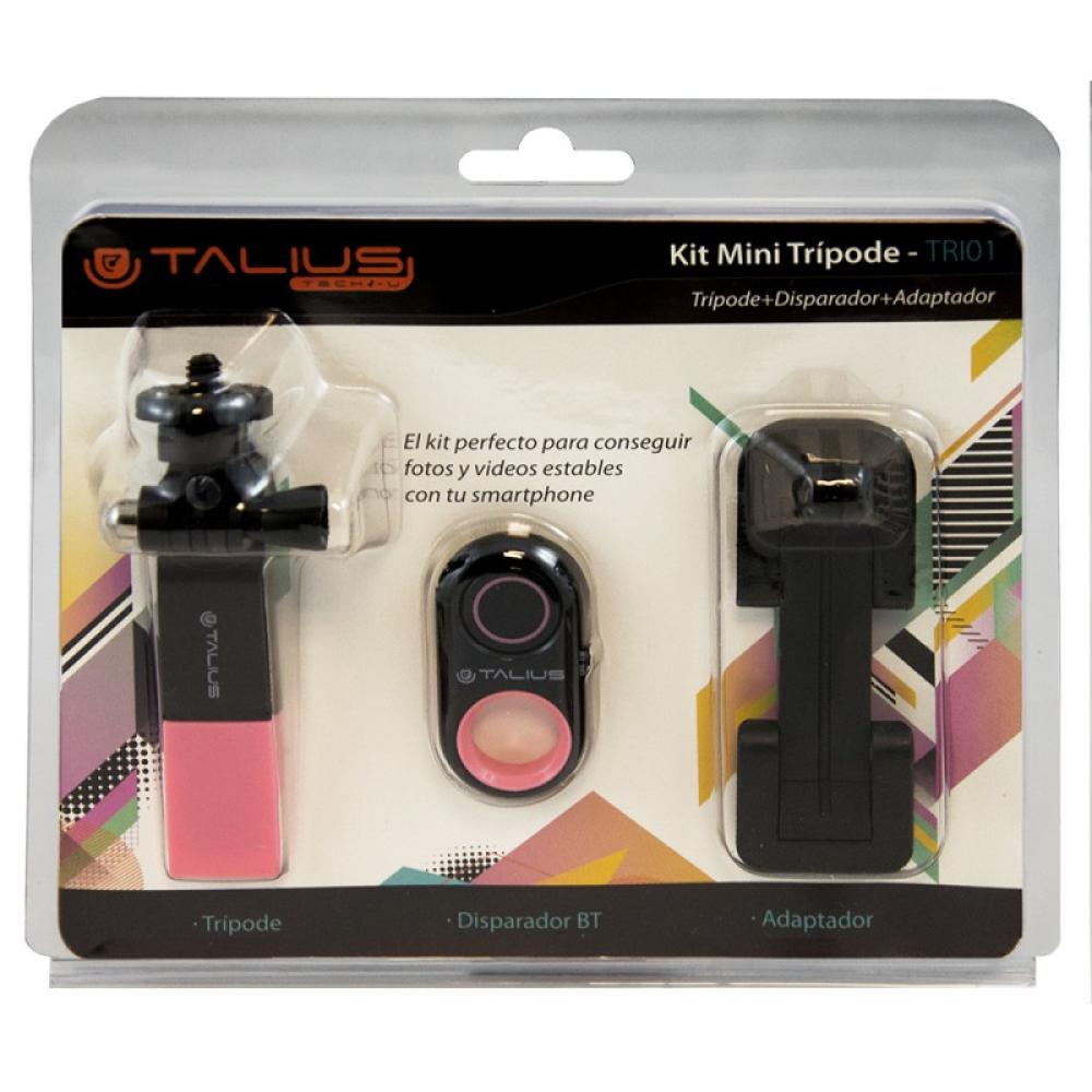 TALIUS - kit tripode selfie bluetooth TAL-TRI01 pink