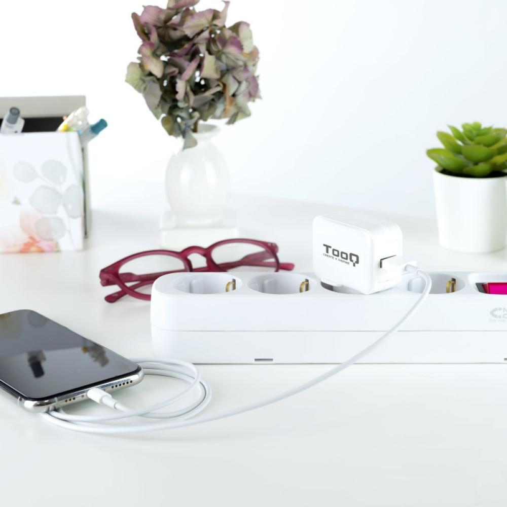 TooQ - TQWC-1S01WT cargador de dispositivo móvil Universal Blanco Corriente alterna Interior
