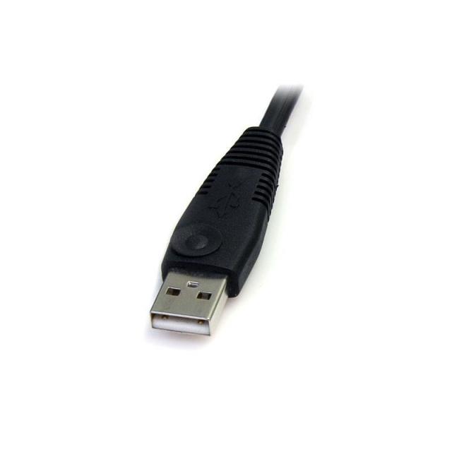 StarTech.com - Cable Conmutador KVM USB DisplayPort 4 en 1 c/ Audio y Micrófono - 6 pies
