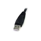 StarTech.com - Cable Conmutador KVM USB DisplayPort 4 en 1 c/ Audio y Micrófono - 6 pies