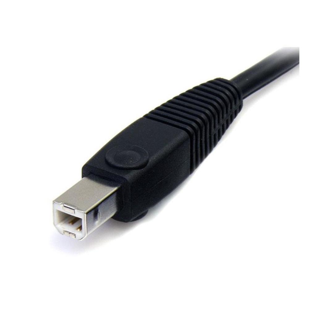 StarTech.com - Cable Conmutador KVM USB DisplayPort 4 en 1 c/ Audio y Micrófono - 6 pies