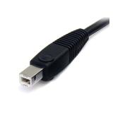 StarTech.com - Cable Conmutador KVM USB DisplayPort 4 en 1 c/ Audio y Micrófono - 6 pies