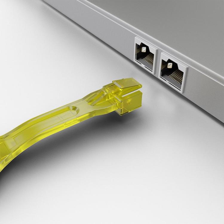 Lindy - 40633 bloqueador de puerto Llave de bloqueador de puerto RJ-45 Amarillo Acrilonitrilo butadieno estireno (ABS) 1 pieza(s