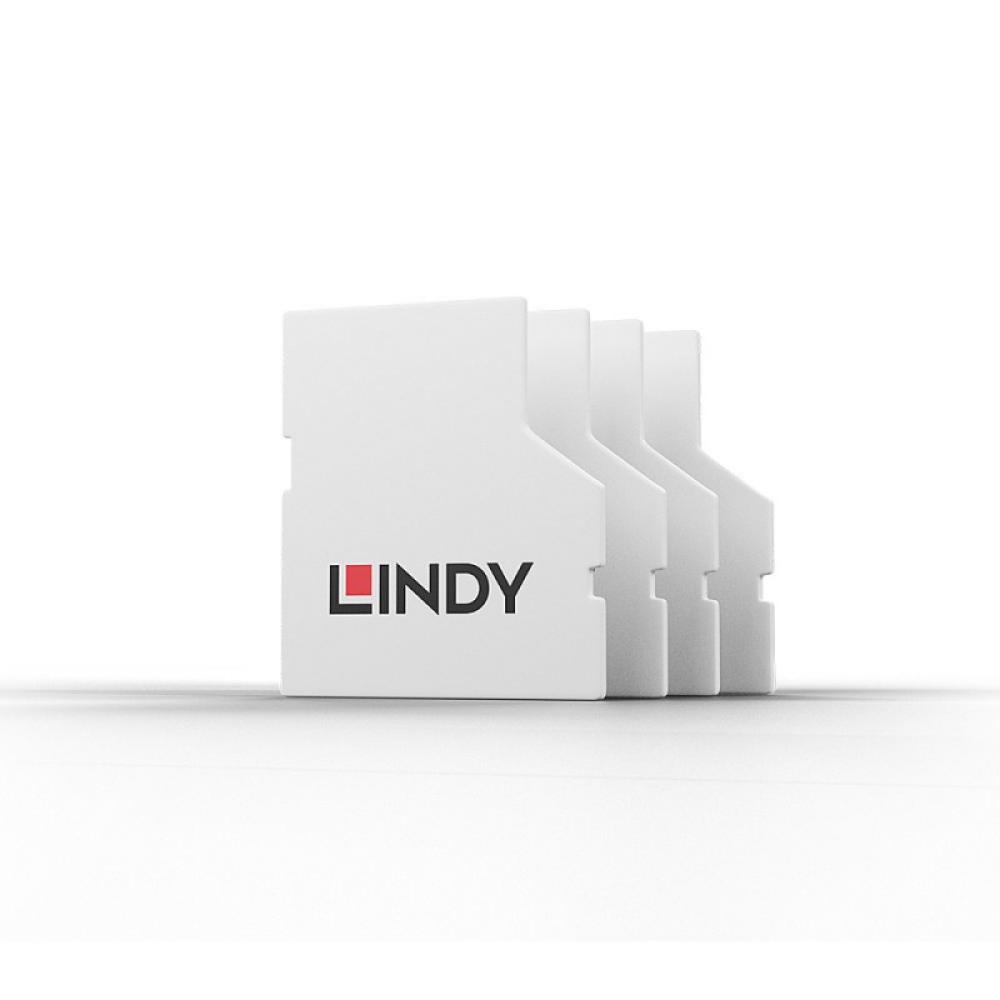 Lindy - 40479 bloqueador de puerto SD card Blanco Acrilonitrilo butadieno estireno (ABS)
