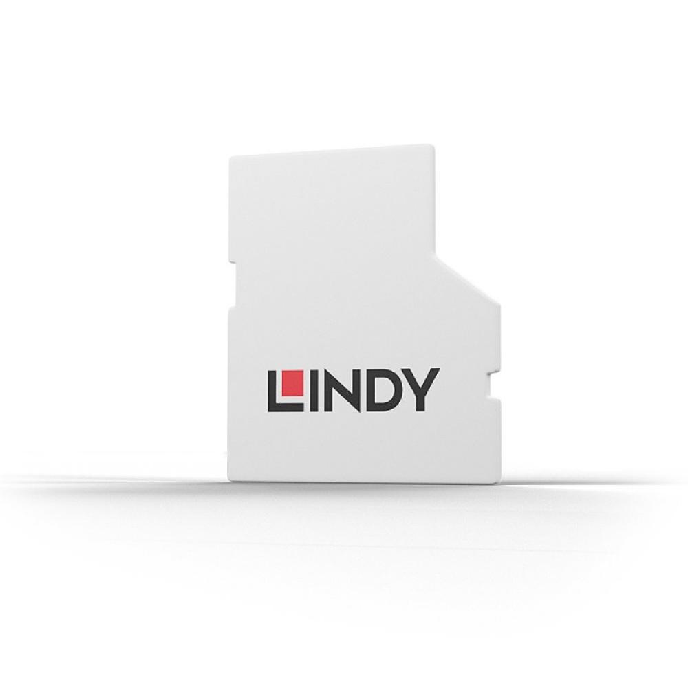 Lindy - 40479 bloqueador de puerto SD card Blanco Acrilonitrilo butadieno estireno (ABS)