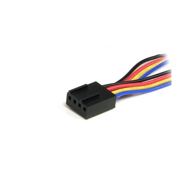 StarTech.com - Cable Divisor 0,3m PWM 4 Pines Alimentación Ventilador Fan Placa Base Macho a Hembra