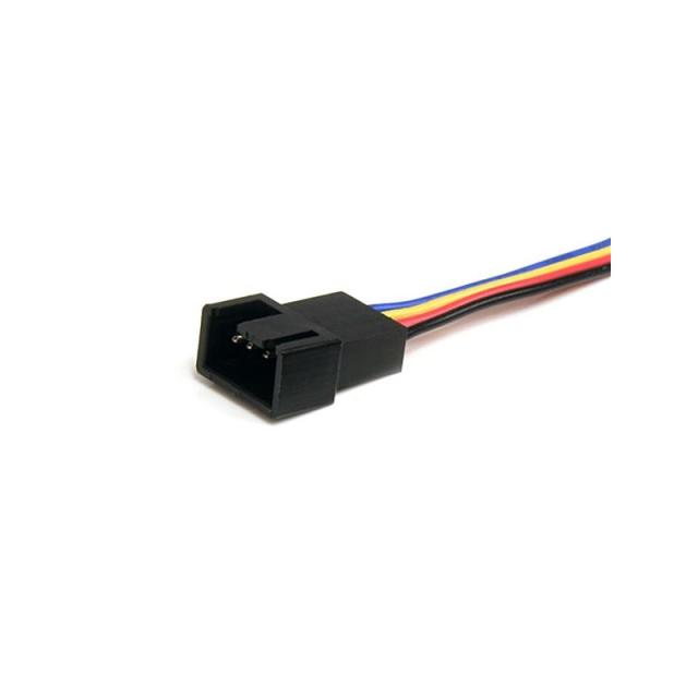 StarTech.com - Cable Divisor 0,3m PWM 4 Pines Alimentación Ventilador Fan Placa Base Macho a Hembra