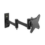 TooQ - SOPORTE GIRATORIO E INCLINABLE PARA MONITOR / TV LCD, PLASMA Y LED (3 PIVOTES) DE 10-23, NEGRO