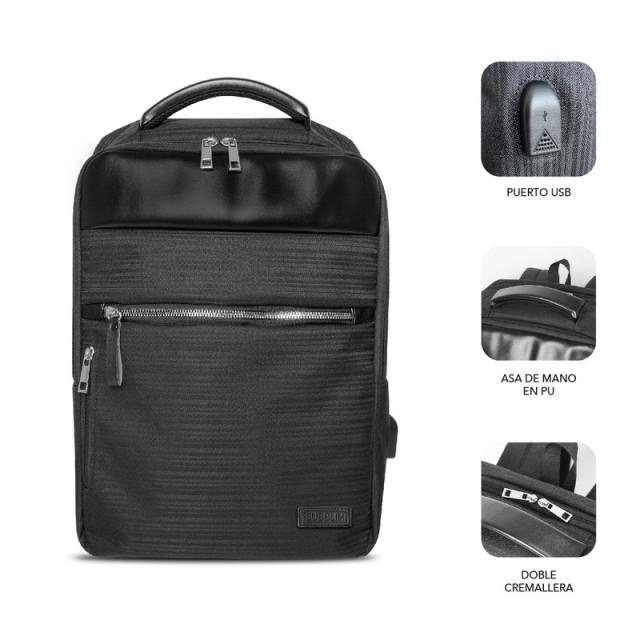 SUBBLIM - Mochila de negocios Business V2 AP Backpack 16" Negro