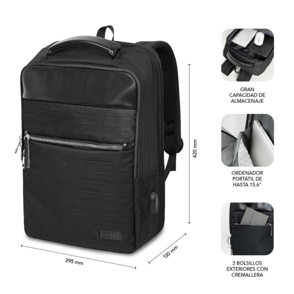 SUBBLIM - Mochila de negocios Business V2 AP Backpack 16" Negro