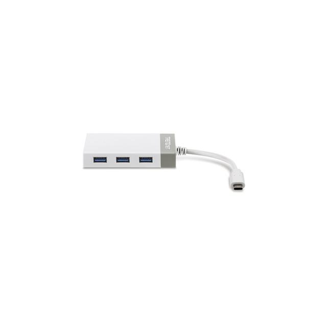 Trendnet - TUC-ETGH3 base para portátil y replicador de puertos USB 3.2 Gen 1 (3.1 Gen 1) Type-C Gris, Blanco