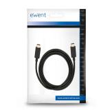 Ewent - EC1045 cable USB USB 3.2 Gen 2 (3.1 Gen 2) 1 m USB C Negro