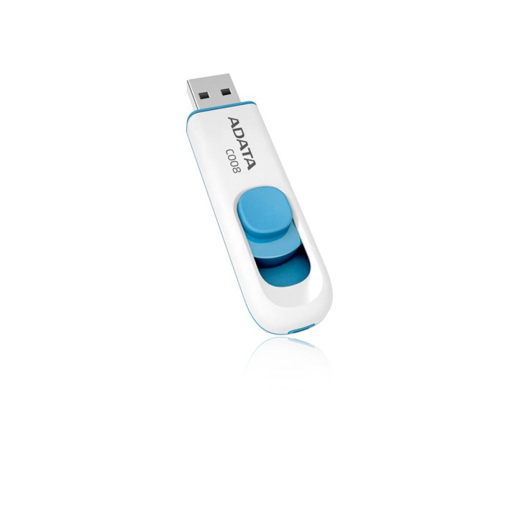 ADATA - 32GB C008 unidad flash USB USB tipo A 2.0 Azul, Blanco