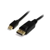 StarTech.com - Cable de 2m Mini DisplayPort a DisplayPort 1.2 - Cable Adaptador Mini DisplayPort a DisplayPort 4K x - MDP2DPMM2M