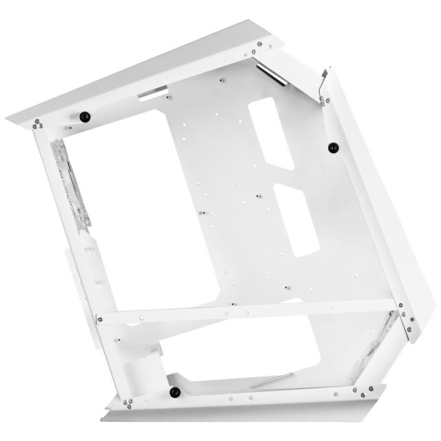 Mars Gaming - MC51W, Caja PC Gaming ATX, Doble Cristal Templado, 5x Ventilador RGB 12cm, Blanco