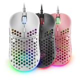 Mars Gaming - MM55W, Ratón Inalámbrico Gaming RGB Chroma, Ultra-ligero 55 g, 12800 DPI, Switches Mecánicos Programables HUANO, B