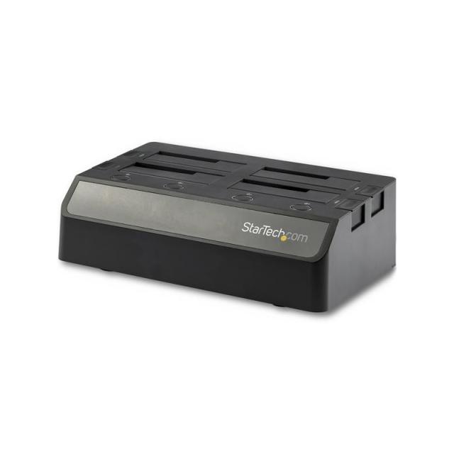 StarTech.com - Base de Acoplamiento USB 3.1 de 4 Bahías SATA - Docking Station USB de Discos Duros o SSD SATA III de 2,5/3,5" -