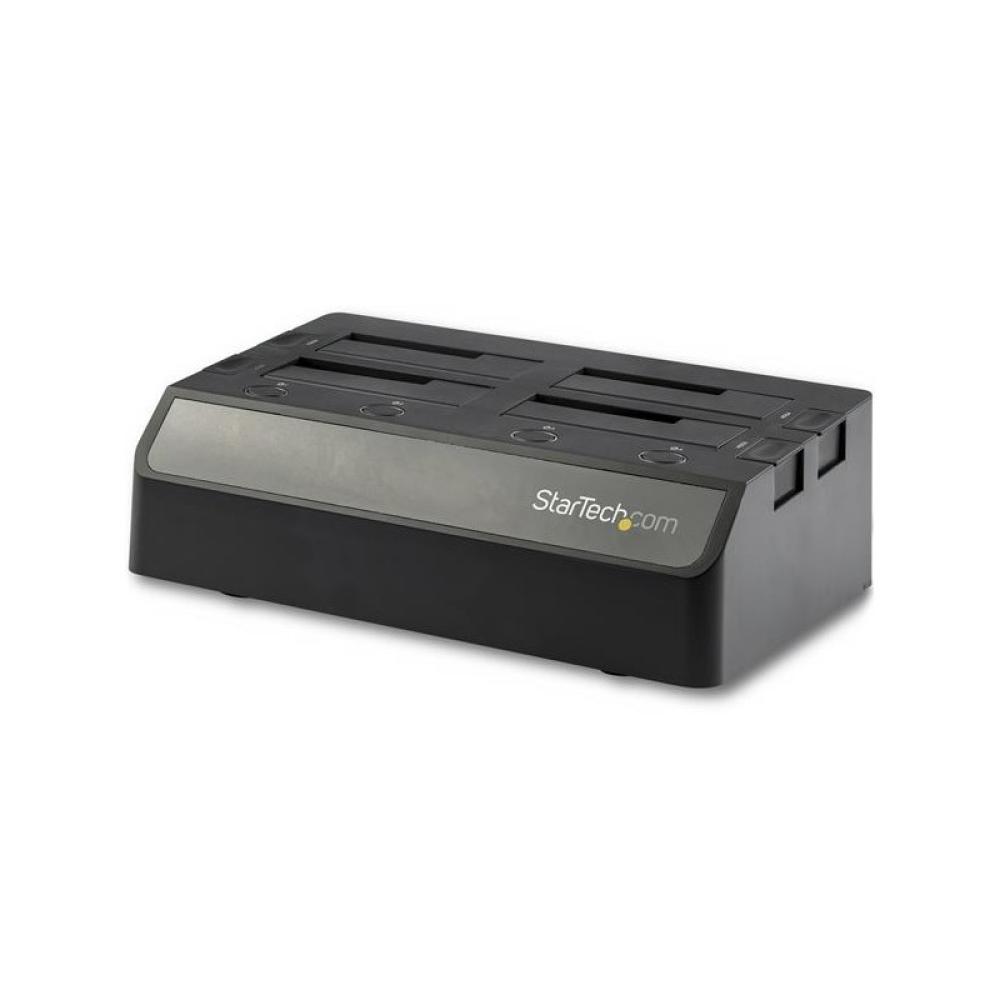 StarTech.com - Base de Acoplamiento USB 3.1 de 4 Bahías SATA - Docking Station USB de Discos Duros o SSD SATA III de 2,5/3,5" -