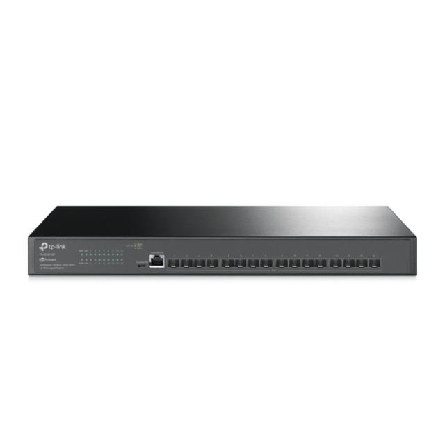 TP-Link - JetStream TL-SX3016F switch Gestionado L2+/L3 Negro