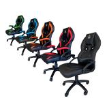 KeepOut - XS200 Silla para videojuegos universal Asiento acolchado Negro, Naranja