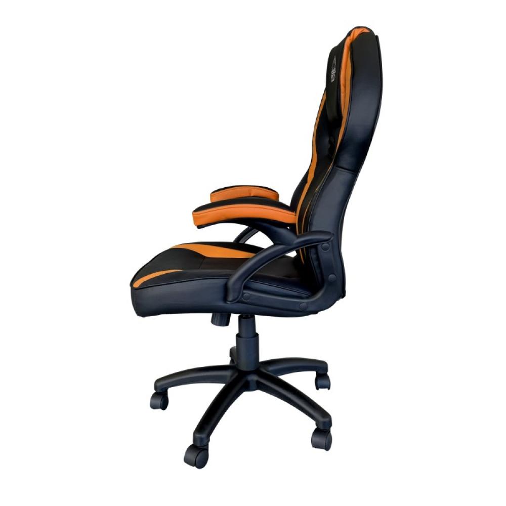 KeepOut - XS200 Silla para videojuegos universal Asiento acolchado Negro, Naranja