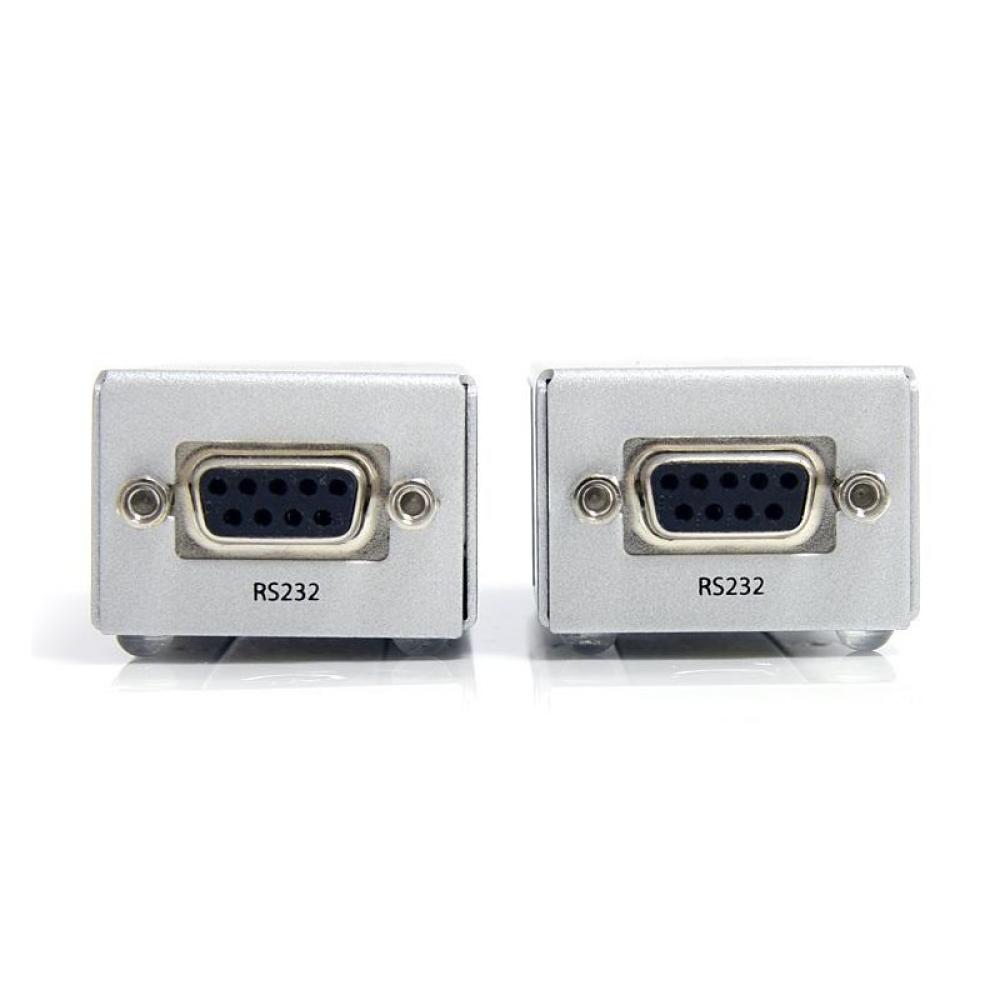 StarTech.com - Extensor de 1 Puerto Serie Serial RS232 DB9 por Cable Cat5 UTP Ethernet - Hasta 1000m