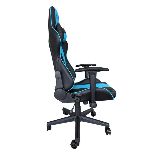 KeepOut - XSPRO-RACING Silla para videojuegos universal Asiento acolchado Turquesa, Negro