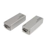 StarTech.com - Extensor de 1 Puerto Serie Serial RS232 DB9 por Cable Cat5 UTP Ethernet - Hasta 1000m