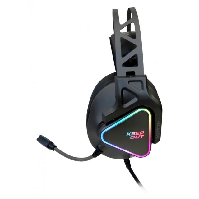 KeepOut - HXPRO+ auricular y casco Auriculares Alámbrico Diadema Juego USB tipo A Negro