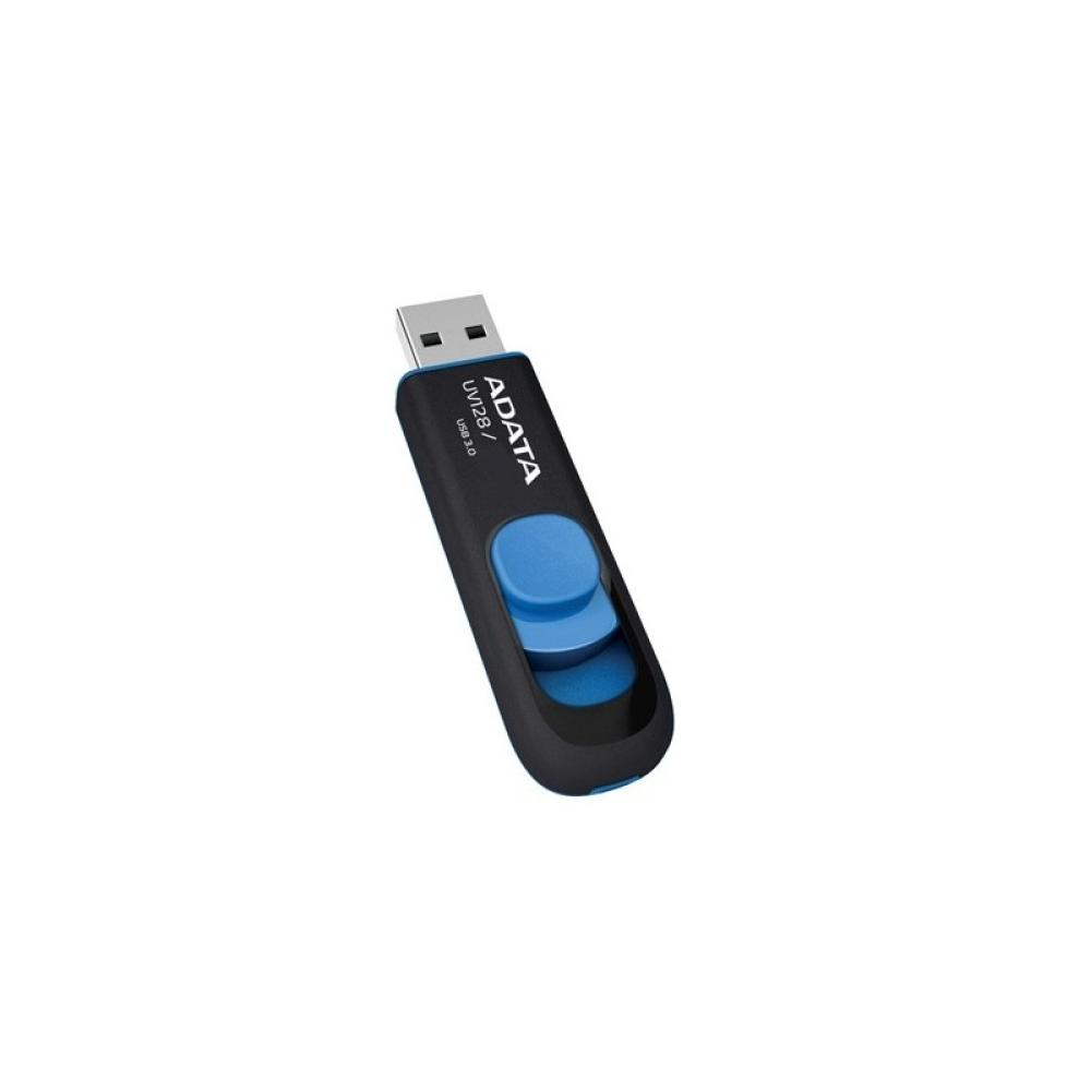 ADATA - DashDrive UV128 32GB unidad flash USB USB tipo A 3.2 Gen 1 (3.1 Gen 1) Negro, Azul