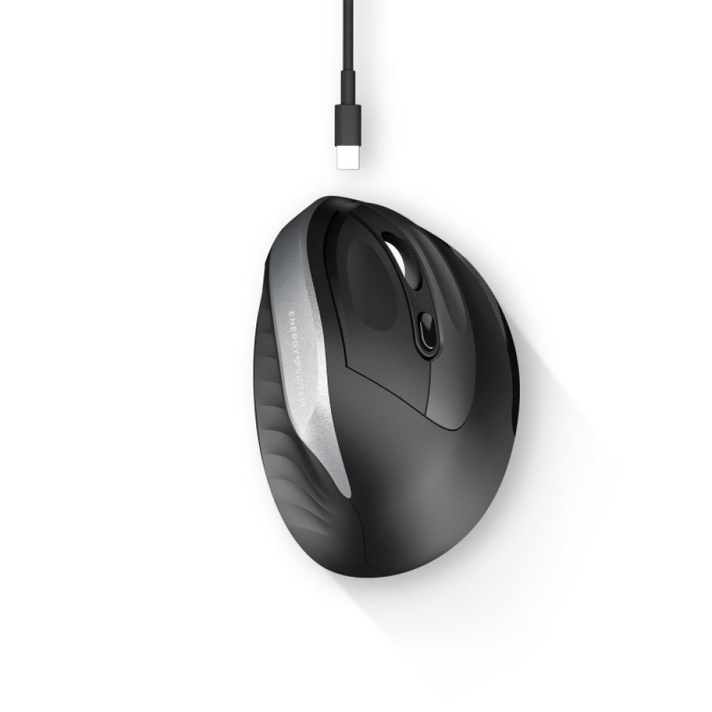 Energy Sistem - Office Mouse 5 Comfy ratón Oficina mano derecha RF inalámbrico Óptico 1600 DPI