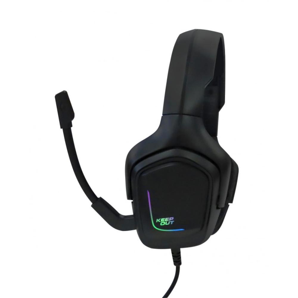 KeepOut - HX601 auricular y casco Auriculares Alámbrico Diadema Juego USB tipo A Negro