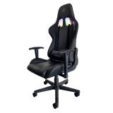 KeepOut - XSRGB-RACING silla para videojuegos Silla para videojuegos universal Asiento acolchado Negro