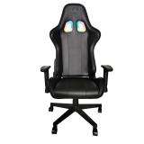 KeepOut - XSRGB-RACING silla para videojuegos Silla para videojuegos universal Asiento acolchado Negro