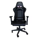 KeepOut - XSRGB-RACING silla para videojuegos Silla para videojuegos universal Asiento acolchado Negro