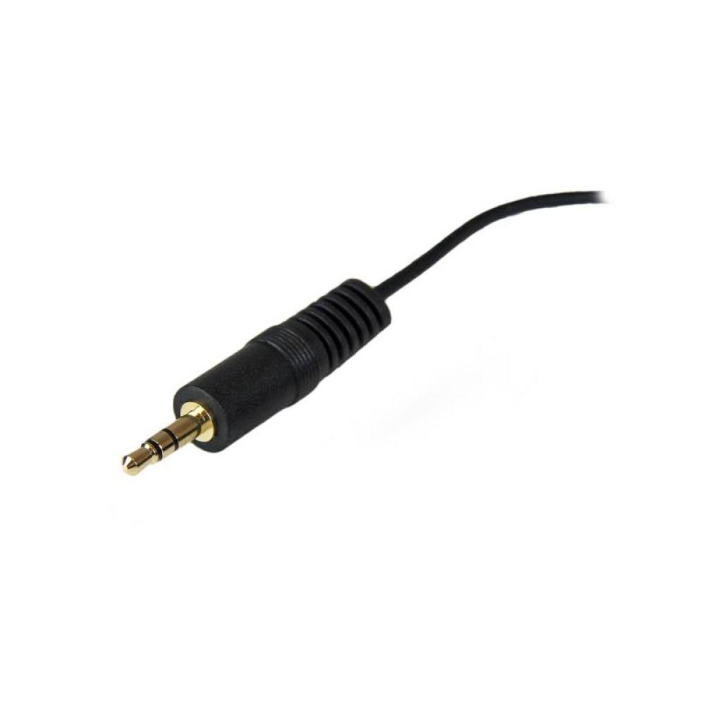 StarTech.com - Cable de 3,6m Alargador Extensor de Audio Mini Jack 3,5mm Chapado en Oro para Auriculares - Macho a Hembra