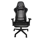 KeepOut - XSRGB-RACING silla para videojuegos Silla para videojuegos universal Asiento acolchado Negro