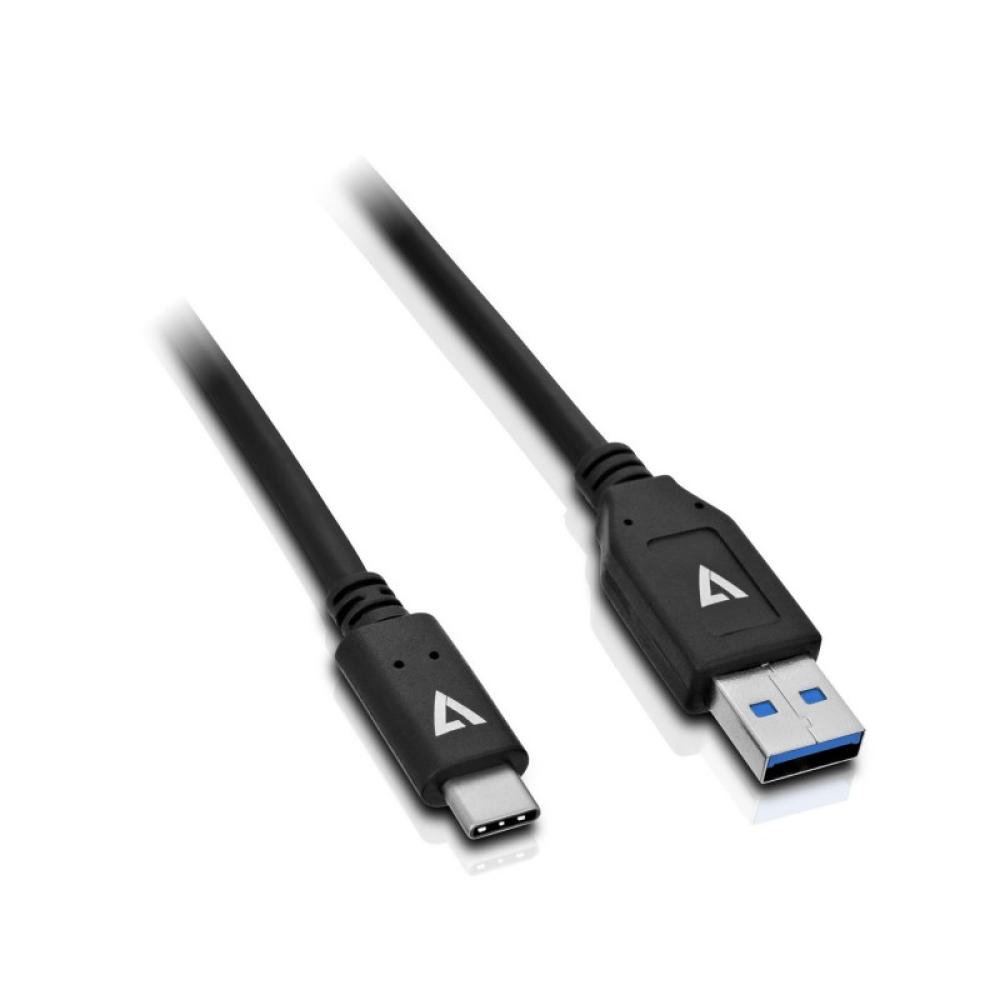 V7 - 1M USB 2.0 (m) a USB-C (m) Cable - Negro