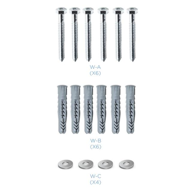 TooQ - Soporte de Pared para Monitor / TV LCD, Plasma de 60-100, Negro