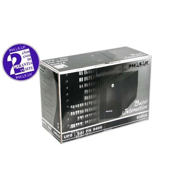 Phasak - SAI Basic Interactivo 600 VA - PH 9406