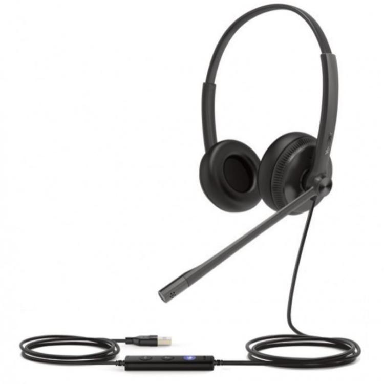 Yealink - UH34 Dual Teams Auriculares Alámbrico Diadema Oficina/Centro de llamadas USB tipo A Negro