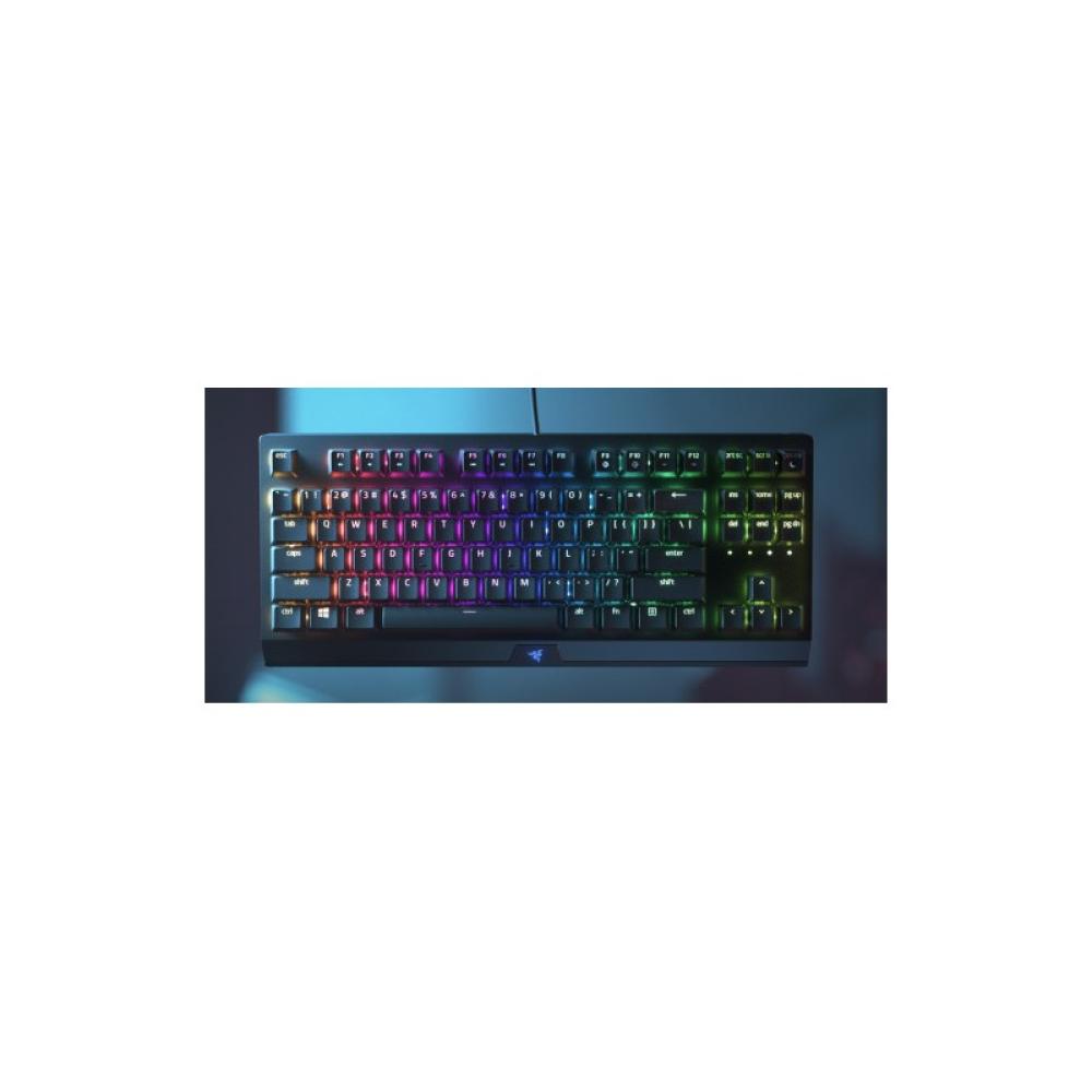 Razer - Blackwidow V3 Tenkeyless - Yellow Switch - ES teclado Juego USB Español Negro