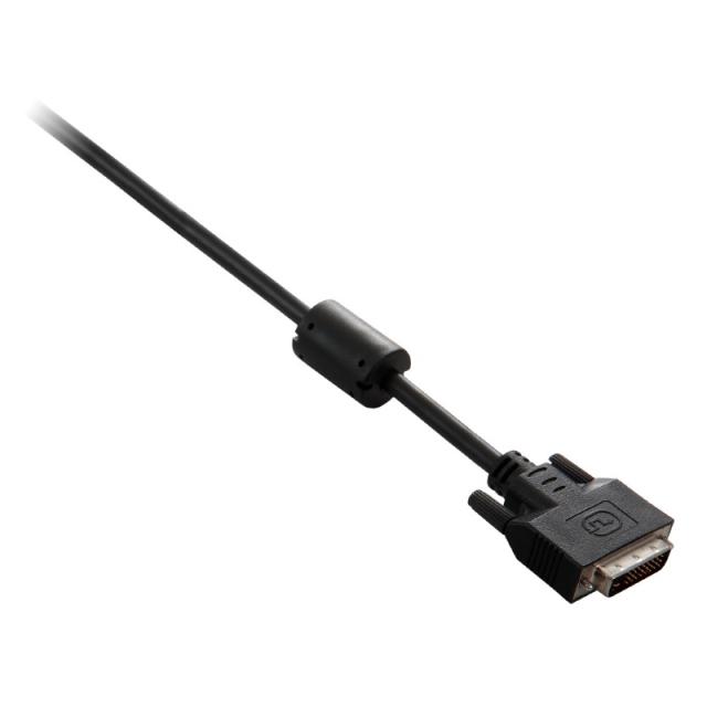 V7 - Cable negro de vídeo con conector DVI-D macho a DVI-D macho 3m 10ft