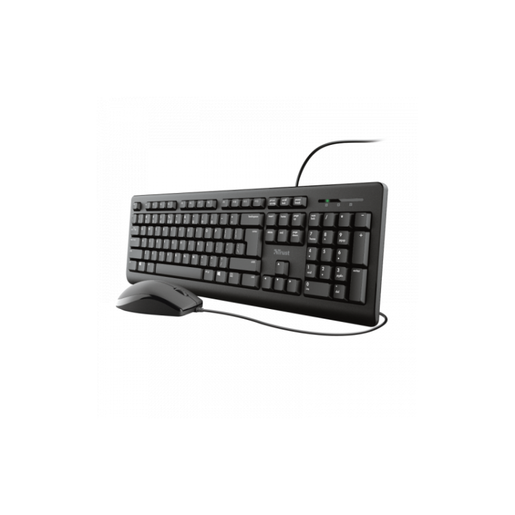 Trust - TKM-250 teclado Ratón incluido Universal USB Español Negro