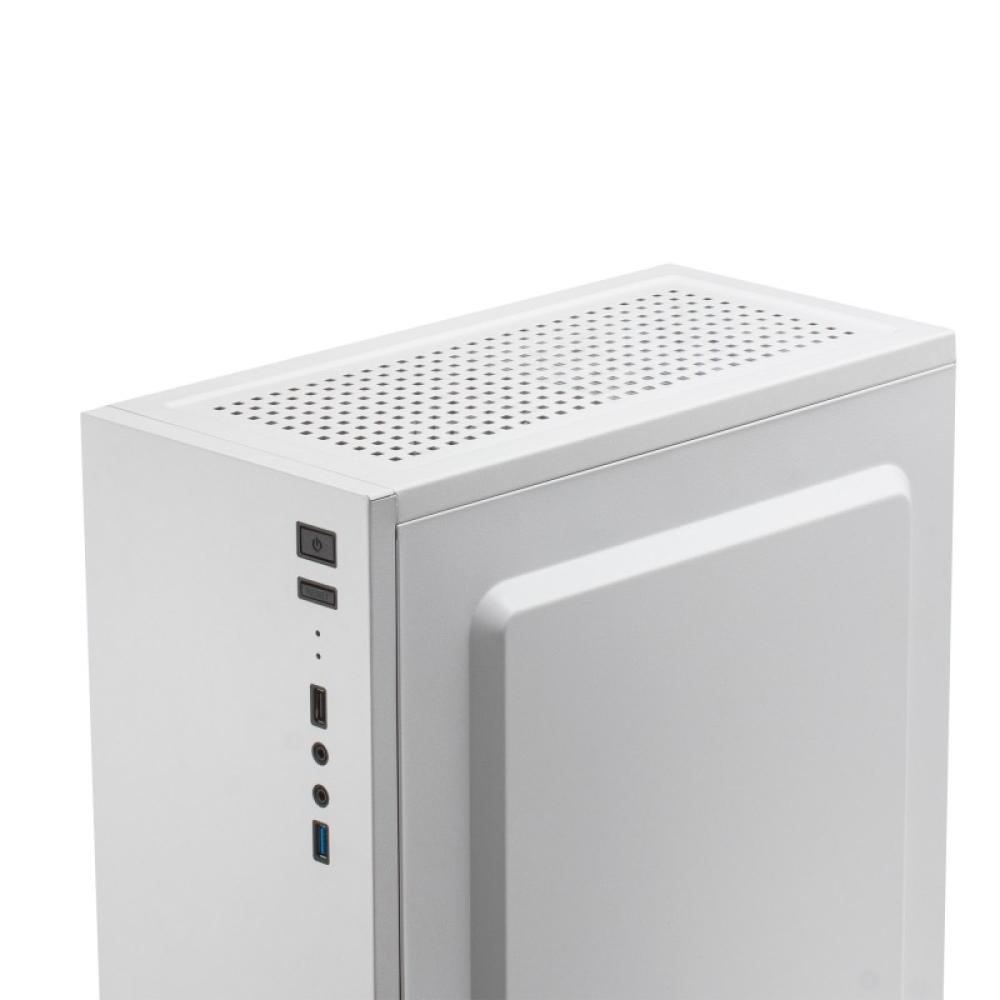 Mars Gaming - MC100W - Caja Gaming ATX, ventilador 90mm FRGB, ventilación convect-cool, color blanco